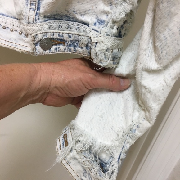 Jean jacket Dakota Blues stonewashed distressed - Picture 5 of 8